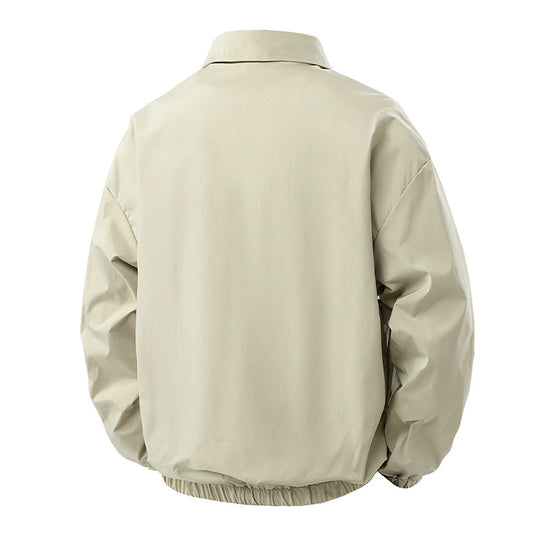 Herren Leichte Utility-Coachjacke mit Druckknopfverschluss, Ärmel-Reißverschluss & elastischem Saum Shop Nory