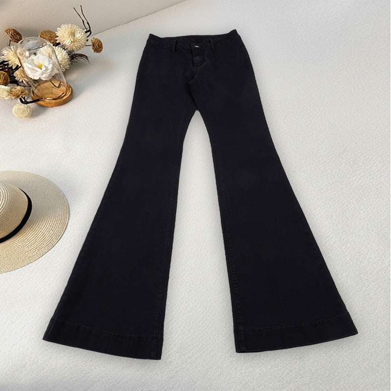 Damen nan ausgestellte Highwaist‑Schlaghose mit figurformender Taillenführung und weitem Bein Shop Nory