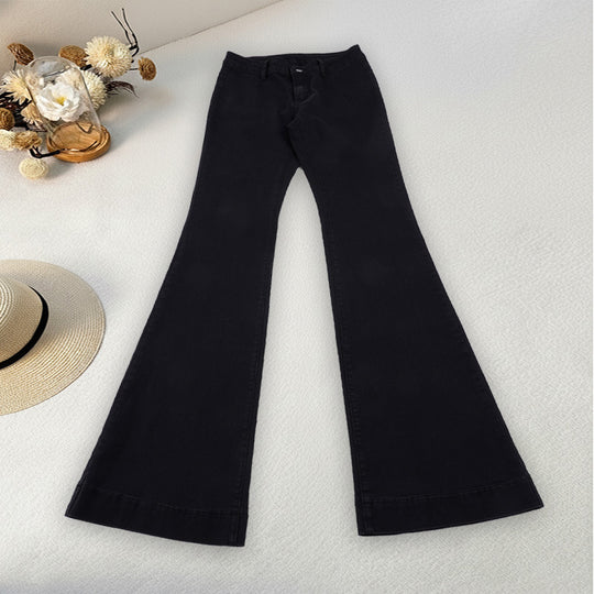 Damen nan ausgestellte Highwaist‑Schlaghose mit figurformender Taillenführung und weitem Bein Shop Nory