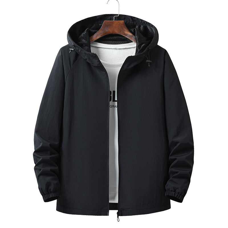 Herren Leichte Outdoorjacke mit Kapuze Shop Nory