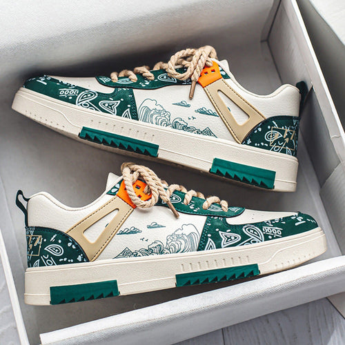 Herren Sportliche Sneaker mit einzigartigem Grafikschema