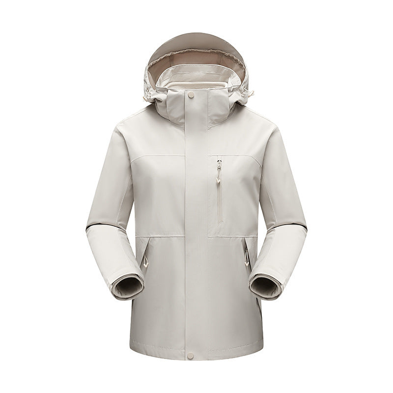 Herren Wasserabweisender Winterparka mit abnehmbarer Kapuze und getapten Nähten Shop Nory