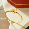 Damen Ring mit Schmetterlingsdesign Shop Nory