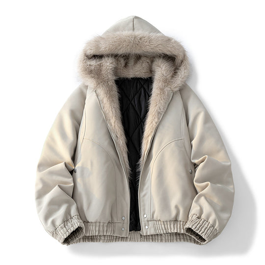 Herren Modische Camouflage-Winterjacke mit abnehmbarer Kapuze Shop Nory