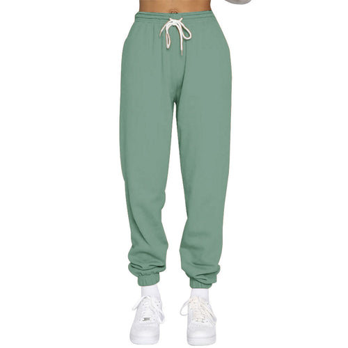 Damen nan High‑Waist Relax-Jogginghose mit elastischem Komfortbund, Kordelzug und gerippten Knöchelbündchen Shop Nory