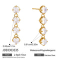 Damen Elegante Ohrhänger mit funkelnden Zirkonia und hypoallergenen Eigenschaften Shop Nory