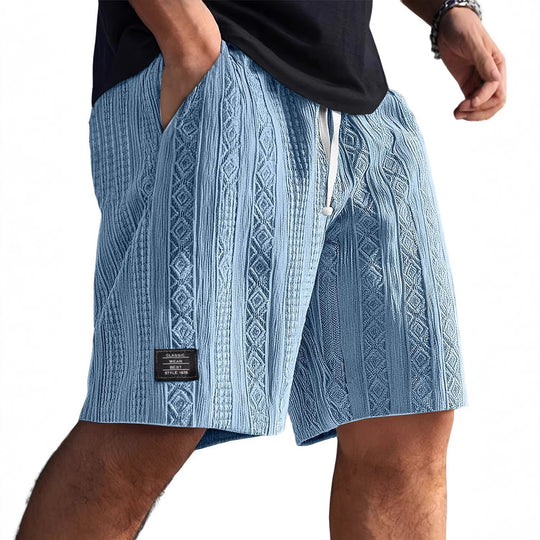 Herren Stilvolle Freizeithosen im lässigen Strickdesign