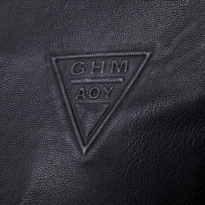 Herren taillierter Kunstleder‑Flightblouson mit Stehkragen, Ziernähten und verdecktem Reißverschluss Shop Nory