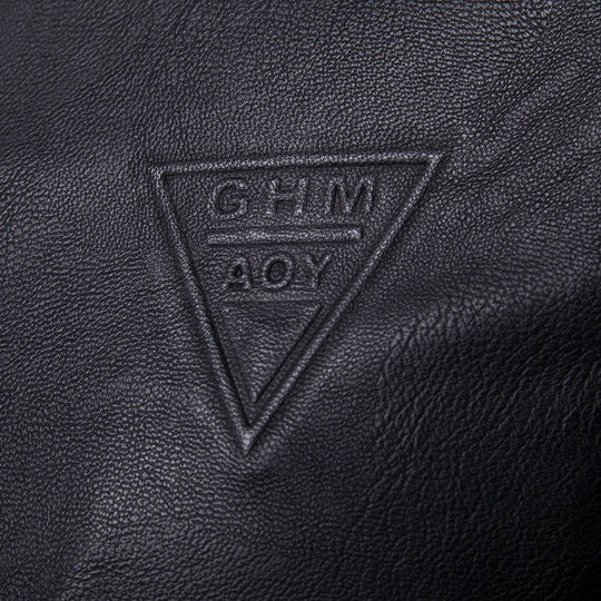 Herren taillierter Kunstleder‑Flightblouson mit Stehkragen, Ziernähten und verdecktem Reißverschluss Shop Nory