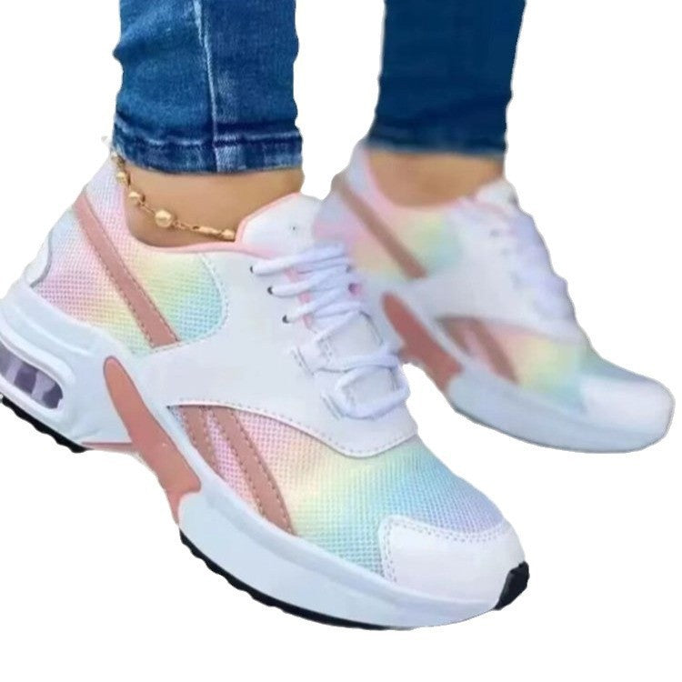 Damen Modische Chunky-Sneaker mit sichtbarem Luftkissen Keilsohle und gepolstertem Knöchelschaft Shop Nory