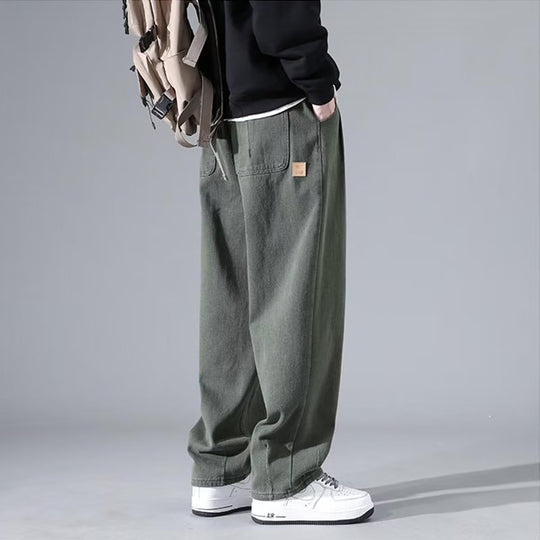 Herren Bequeme Weitgeschnittene Cargo-Hose Shop Nory