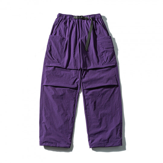 Unisex Utility-Cargo-Hose mit elastischem Bund, verstellbarem Gurt und großen aufgesetzten Taschen Shop Nory