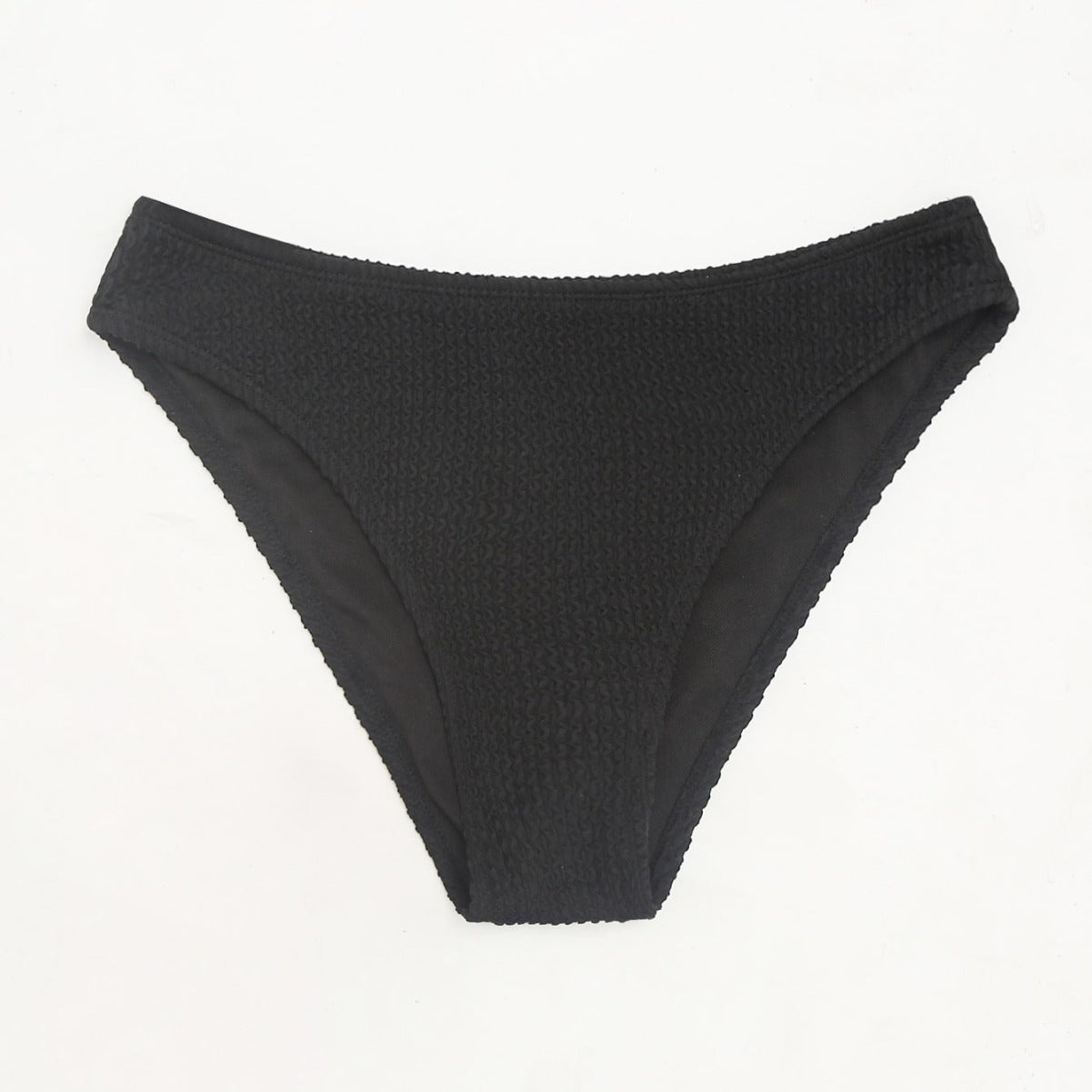 Damen Hochgeschnittene Bikini-Hose mit strukturiertem Design