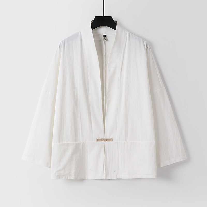 Damen Leichte Kimono-Jacke aus Baumwollmix mit lockerer Passform Shop Nory