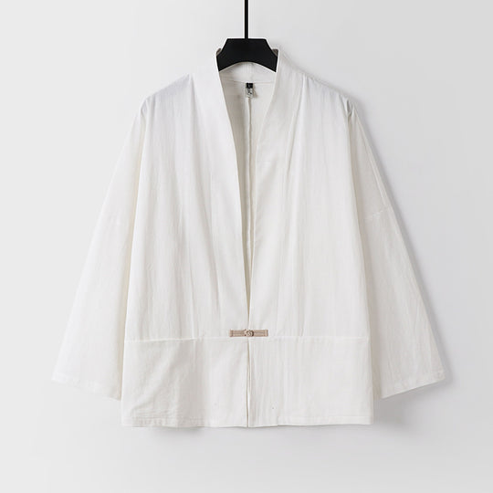 Damen Leichte Kimono-Jacke aus Baumwollmix mit lockerer Passform Shop Nory