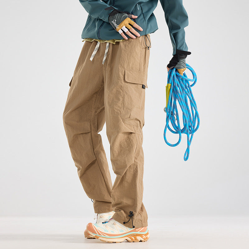 Herren Leichte technische Cargo‑Trekkinghose mit Kordelbund, Utility‑Taschen und verstellbaren Beinabschlüssen Shop Nory