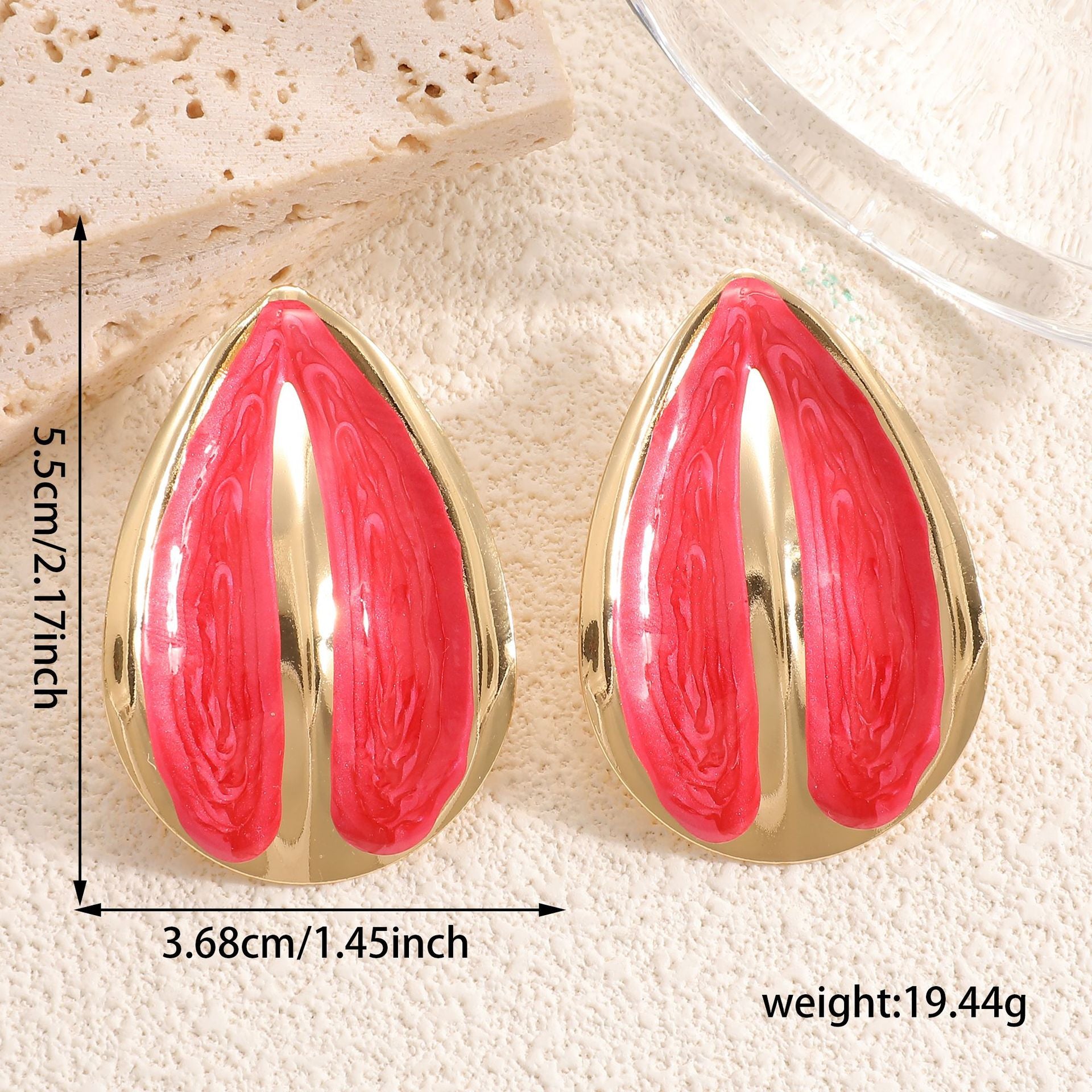 Damen Ohrhänger mit elegantem Muscheldesign Shop Nory