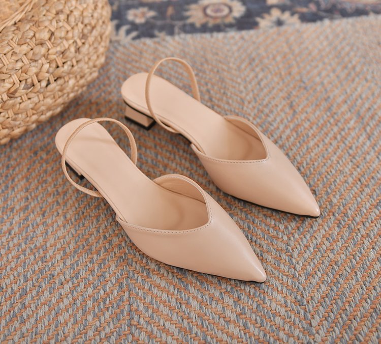 Damen Slingback-Pumps mit spitz zulaufendem Design Shopnory