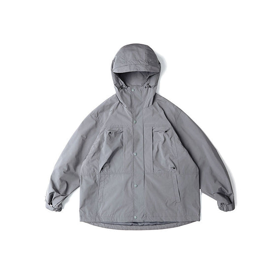 Unisex Wasserabweisende Oversize-Parka-Jacke mit Kapuze und Multifunktions-Taschen Shop Nory
