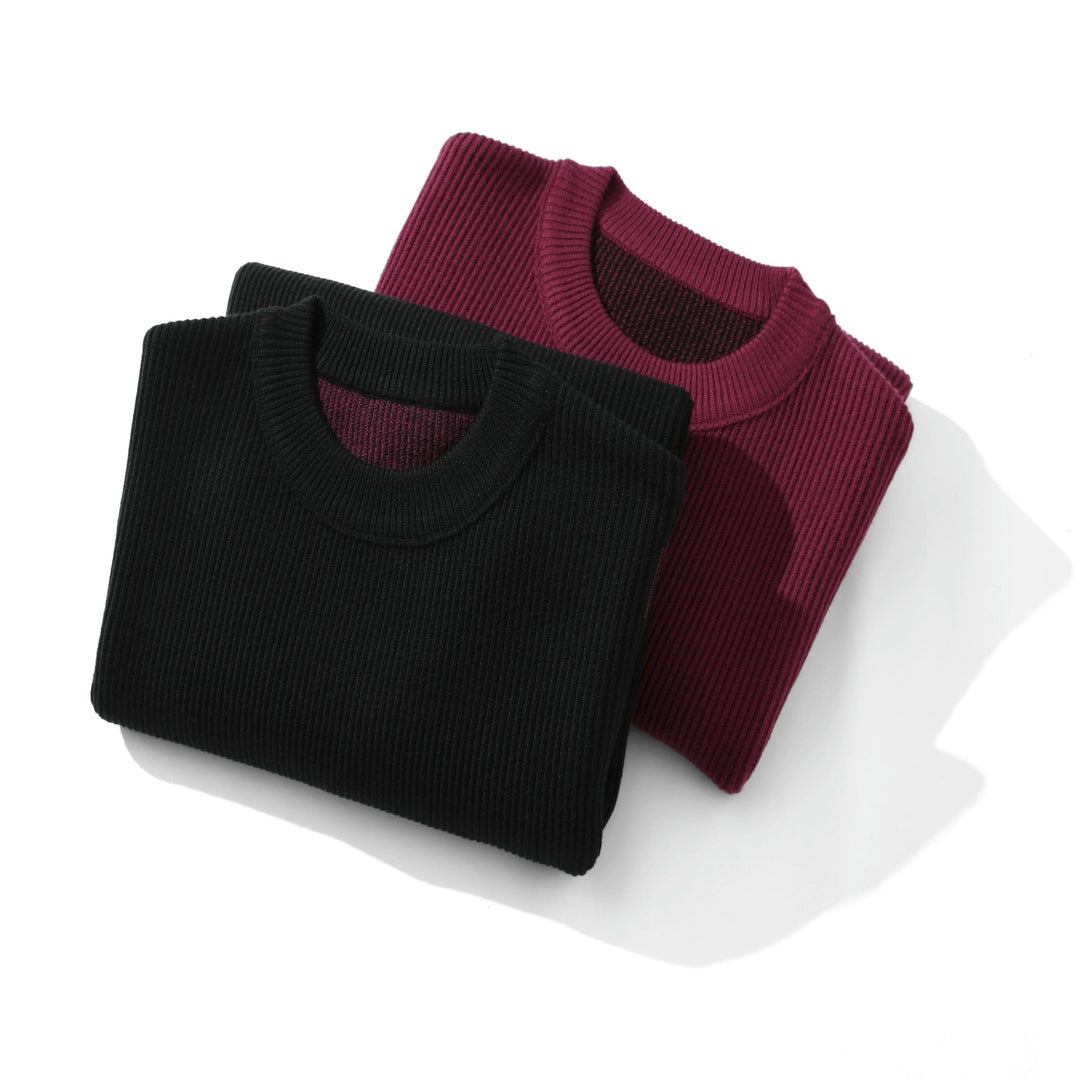 Damen Komfortabler Rippstrick-Pullover in Oversize-Silhouette mit Rundhals und dezentem Destroyed-Look Shop Nory