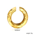Damen Ohrhänger mit Herzmotiv und hochwertiger Goldbeschichtung Shop Nory