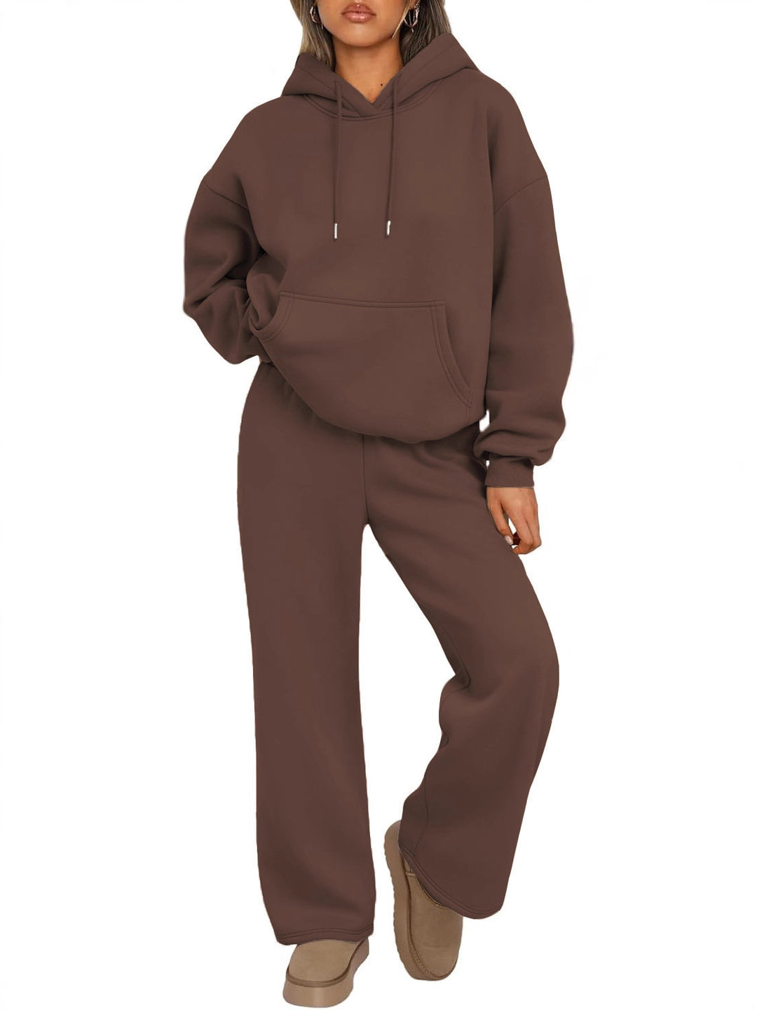Unisex minimalistischer Kapuzenpullover aus French-Terry mit flachem Kordelzug und verstärkter Nackenpasse Shop Nory