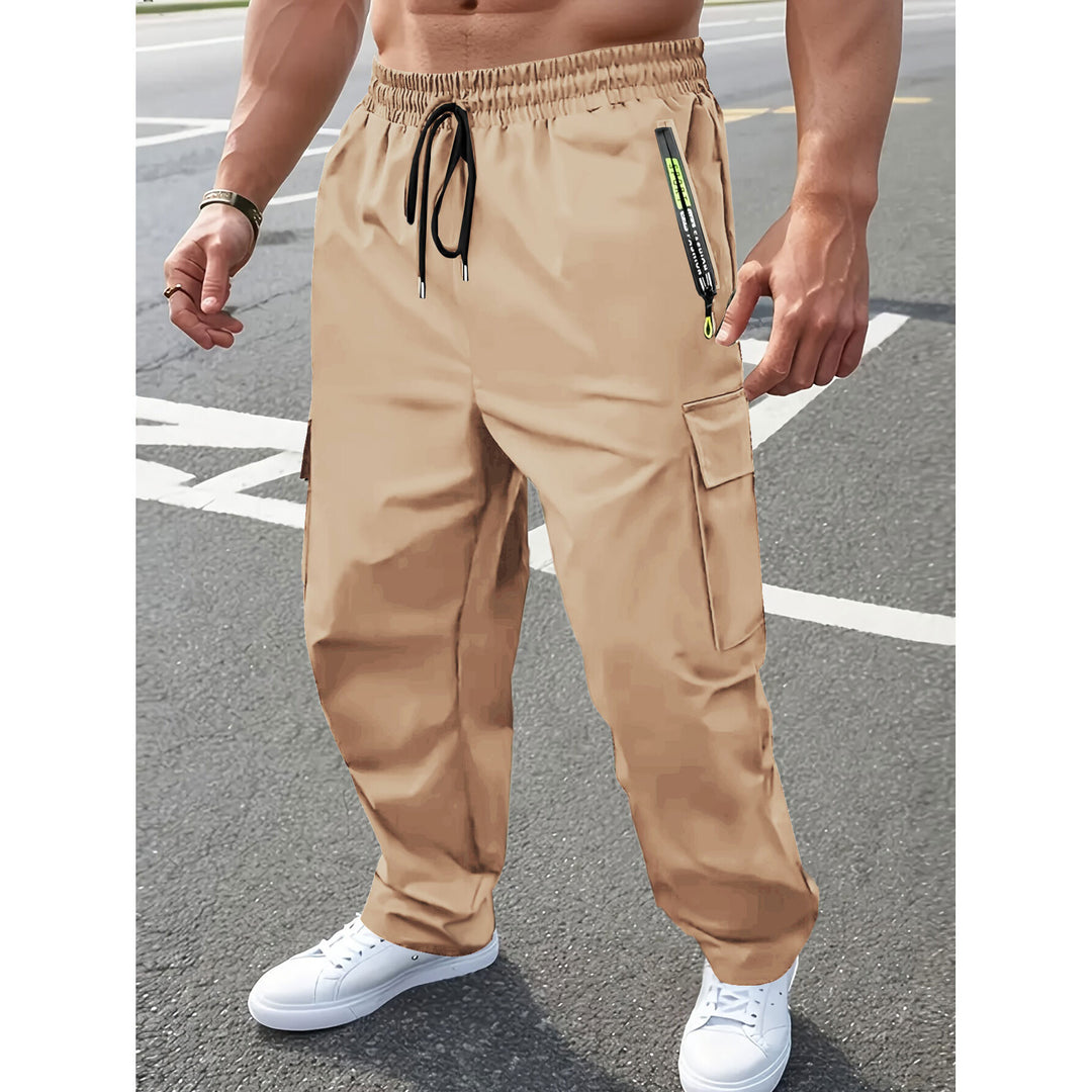 Herren Praktische Cargo-Hose mit verstellbarem Gummizug Shop Nory