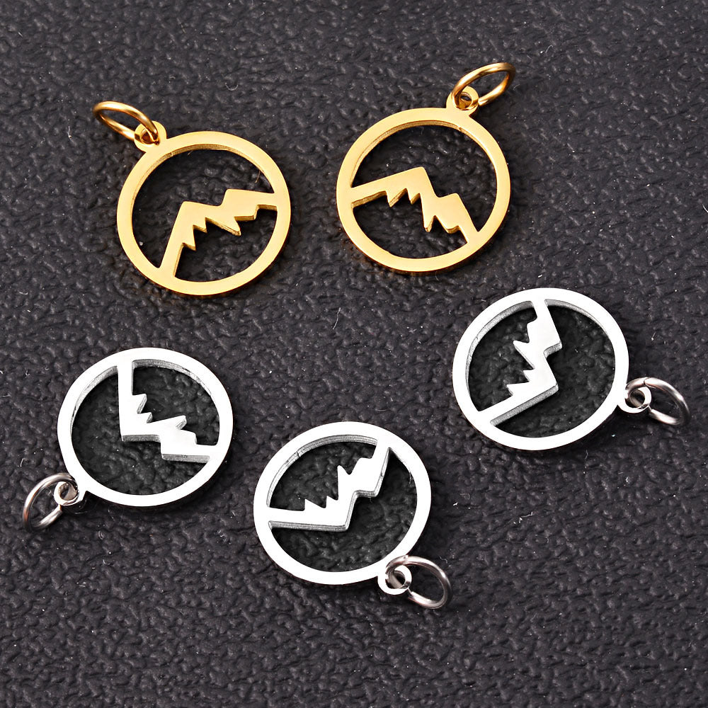 Damen Anhänger mit Bergmotiv aus hochwertigem Edelstahl Shop Nory