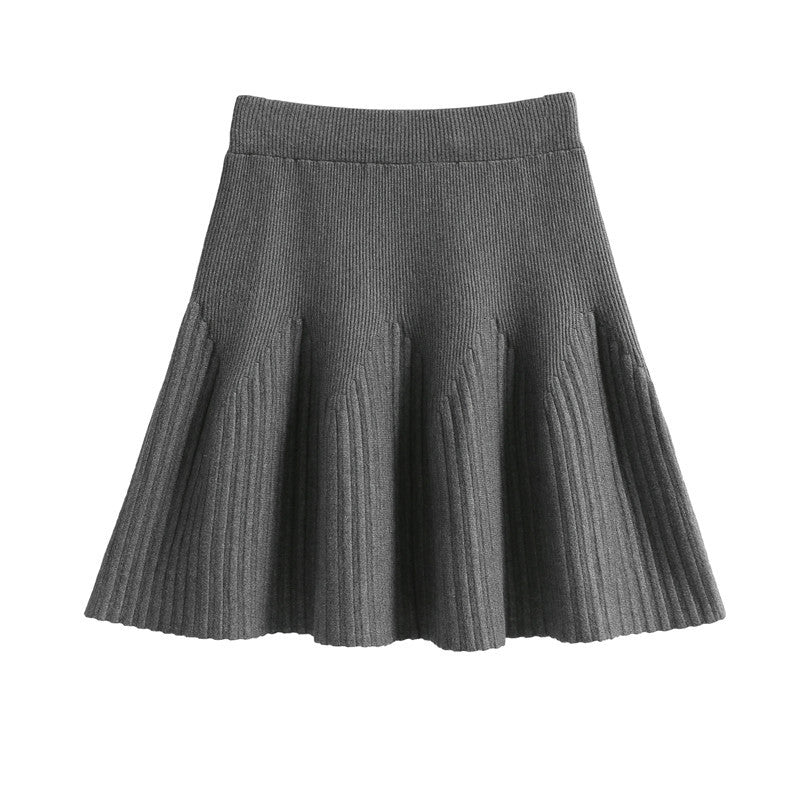 Damen Plissee-Rock mit weichem Material und elegantem Wellenmuster Shop Nory