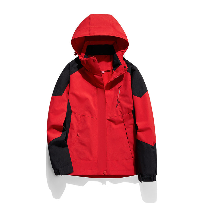 Damen zweilagige Softshell‑Outdoorjacke mit abnehmbarem Fleece‑Innenlayer und Kapuze Shop Nory