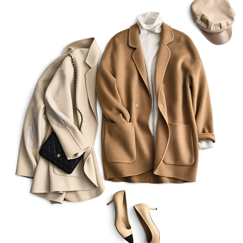 Damen Oversized Wolljacke Shop Nory