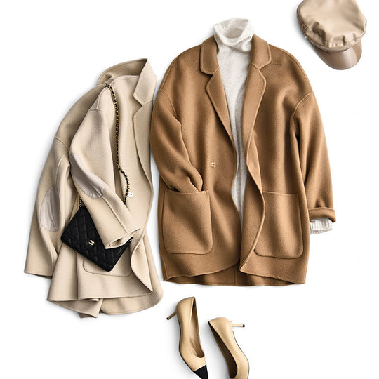 Damen Oversized Wolljacke Shop Nory