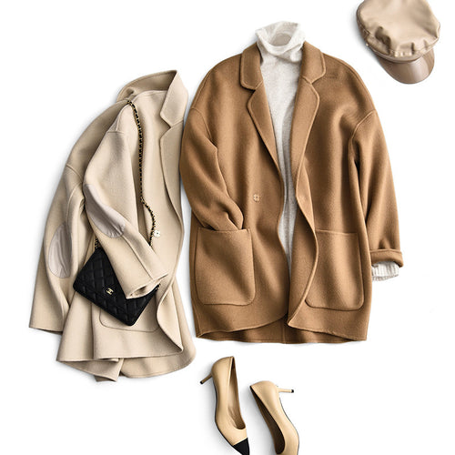 Damen Oversized Wolljacke Shop Nory