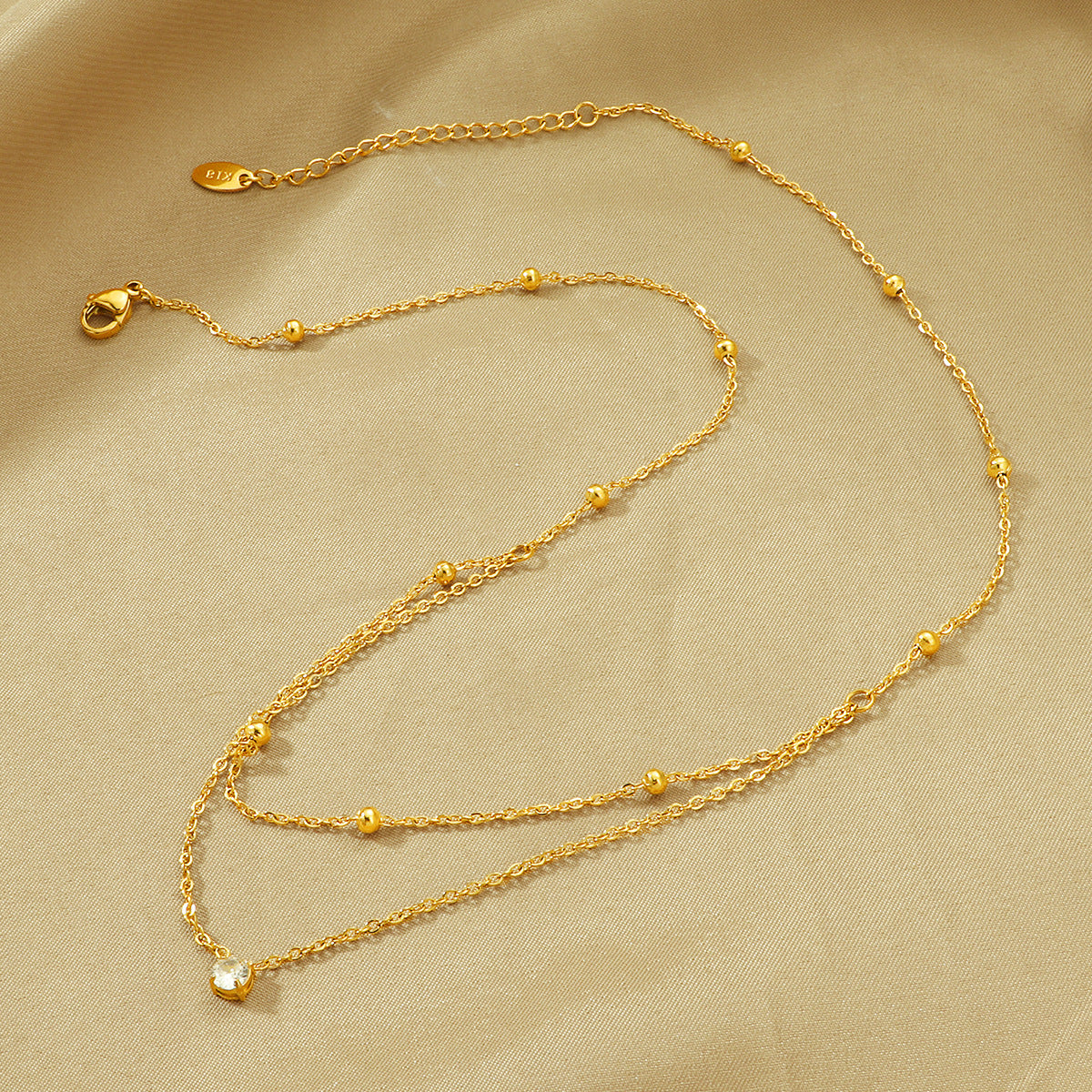 Damen Triple Strand Perlen Kettenhalskette Shop Nory