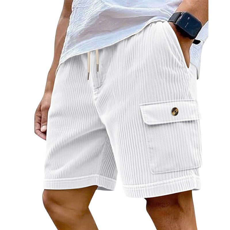Herren Cargo-Shorts mit schmalem Schnitt und praktischen Seitentaschen