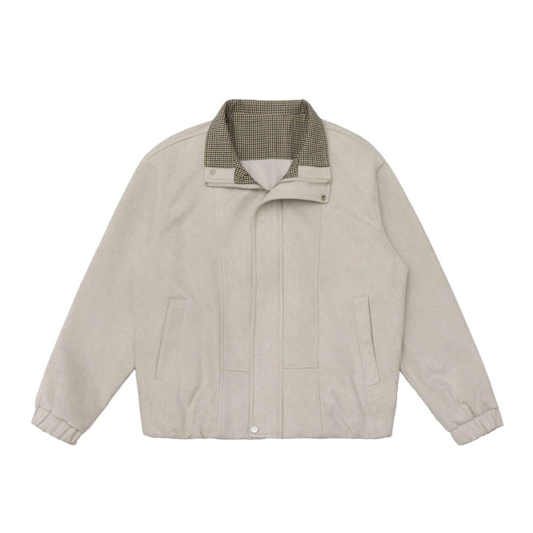 Herren Kurzjacke im Boxy‑Schnitt mit hohem Stehkragen und verdeckter Reißverschlussleiste Shop Nory