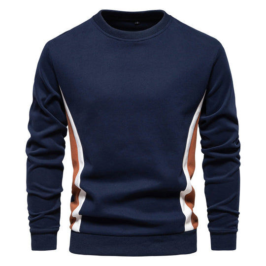 Herren Freizeit-Sweatshirt mit modernem Farbblockdesign