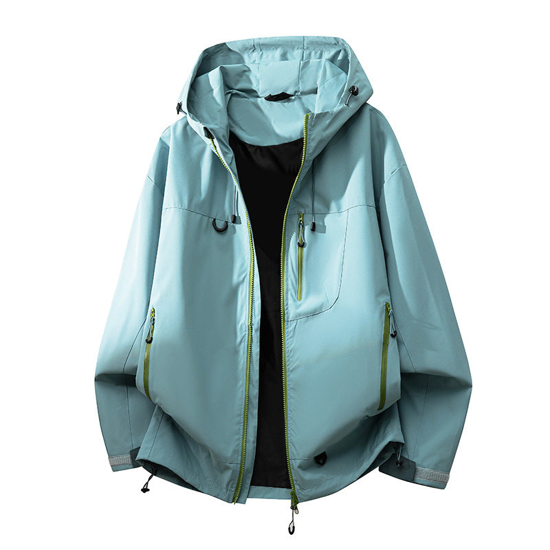 Damen technische Outdoorjacke mit multifunktionalen Taschen und verstellbarem Kapuzensystem ShopNory