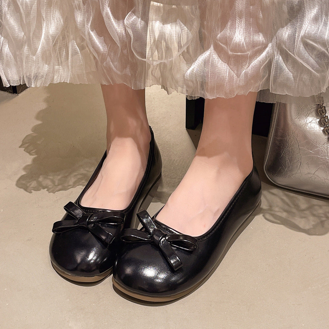 Damen Ballerinas mit verspieltem Schleifen-Design und komfortablem Innenfutter