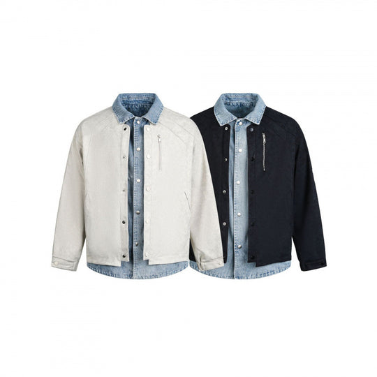 Herren Lagenjacke mit Velourslederoptik und integriertem Jeansfutter Shop Nory