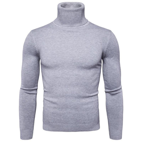 Herren Rollkragenpullover aus feiner Merinowolle