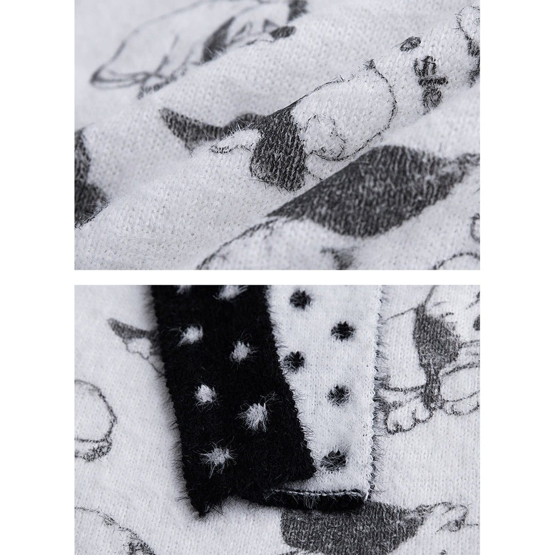 Damen Grobstrickpullover mit Tiermotiv Shop Nory