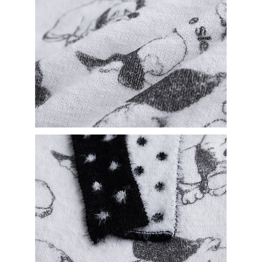 Damen Grobstrickpullover mit Tiermotiv Shop Nory