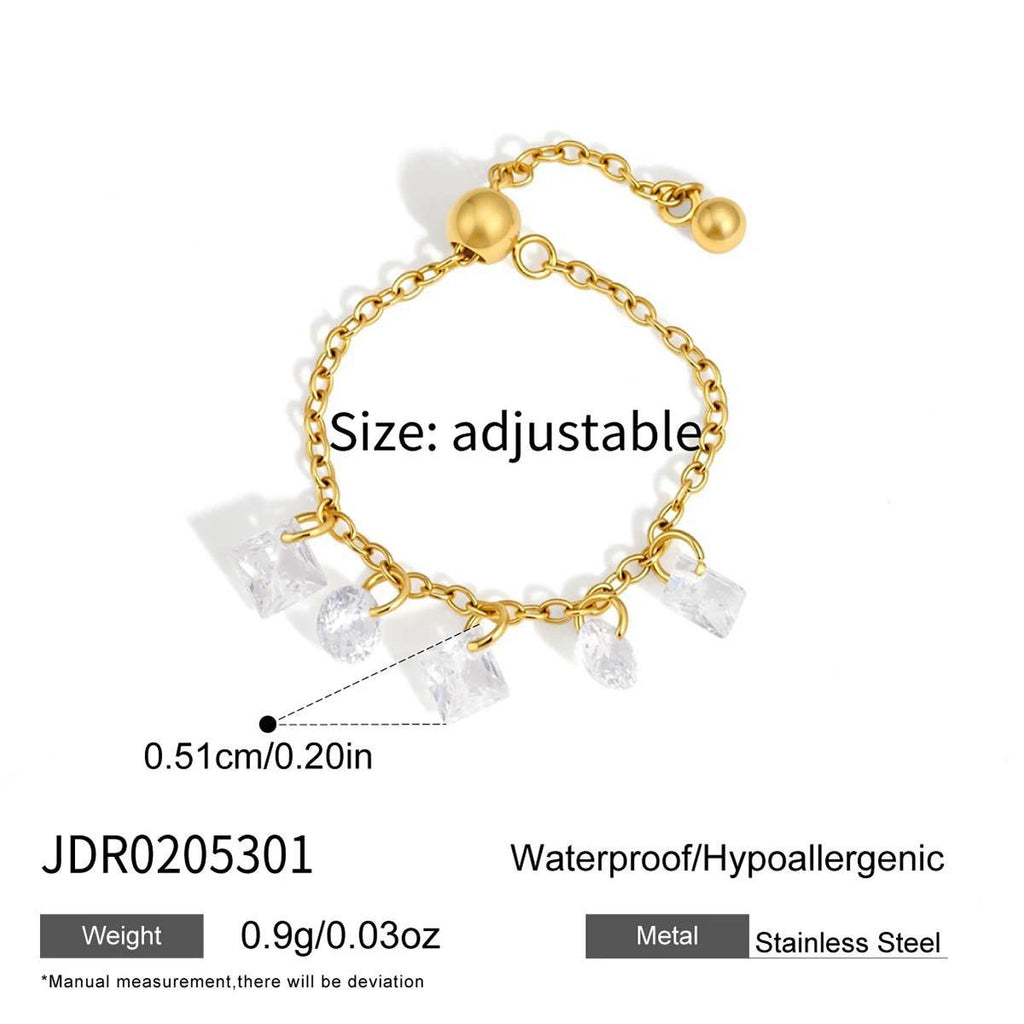 Damen Armreif mit funkelnden Zirkonia und hypoallergenem Design Shop Nory
