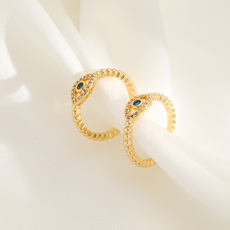 Damen Ring mit eleganter Augenstein-Applikation Shop Nory
