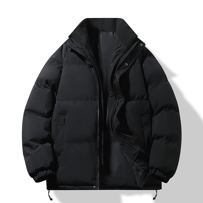 Herren Modische Thermo‑Wattierte Kurzjacke im Boxy‑Schnitt mit Rippenkragen Shop Nory