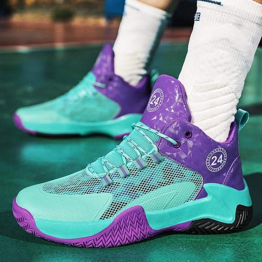 Herren High-Top Basketball-Sneaker mit verstärkter Zehenkappe, stabiler Fersenstütze und multidirektionaler Traktionssohle Shop Nory
