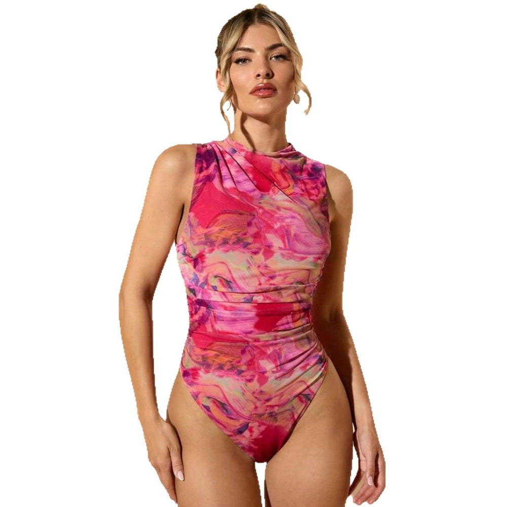 Damen Badeanzug mit hochgeschlossenem Design von Shopnory