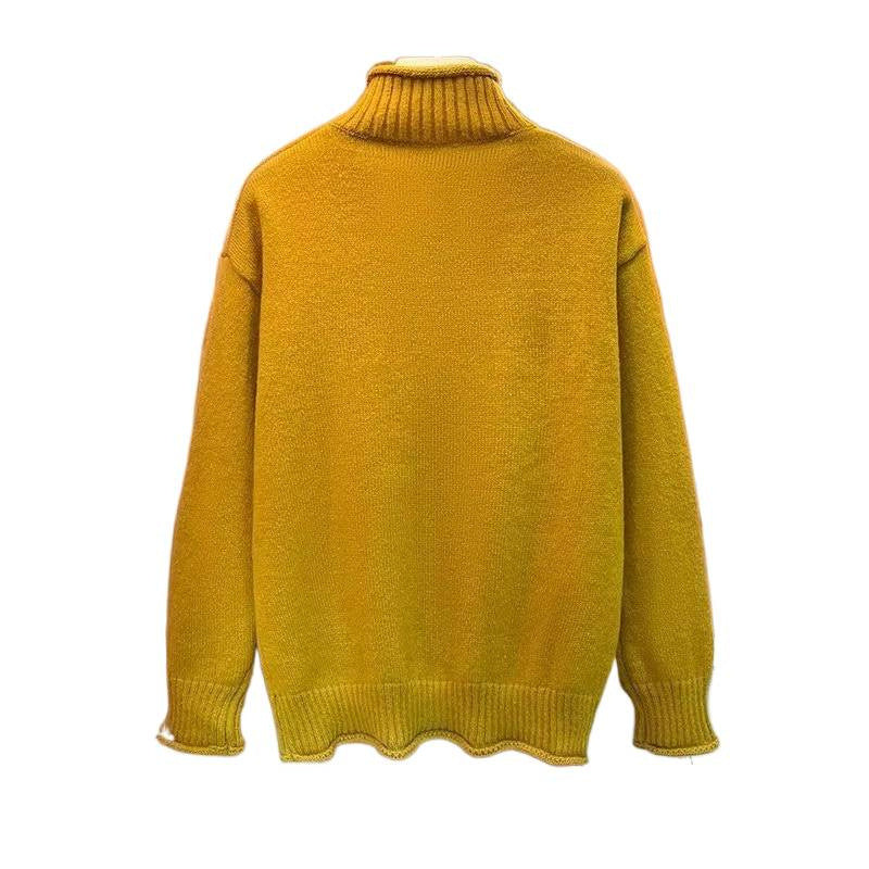Unisex Komfortabler Reißverschluss-Strickblouson mit geradem Schnitt und Stehkragen Shop Nory