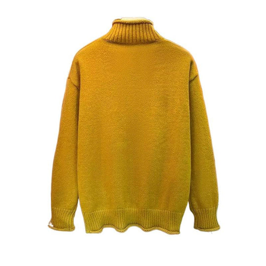Unisex Komfortabler Reißverschluss-Strickblouson mit geradem Schnitt und Stehkragen Shop Nory